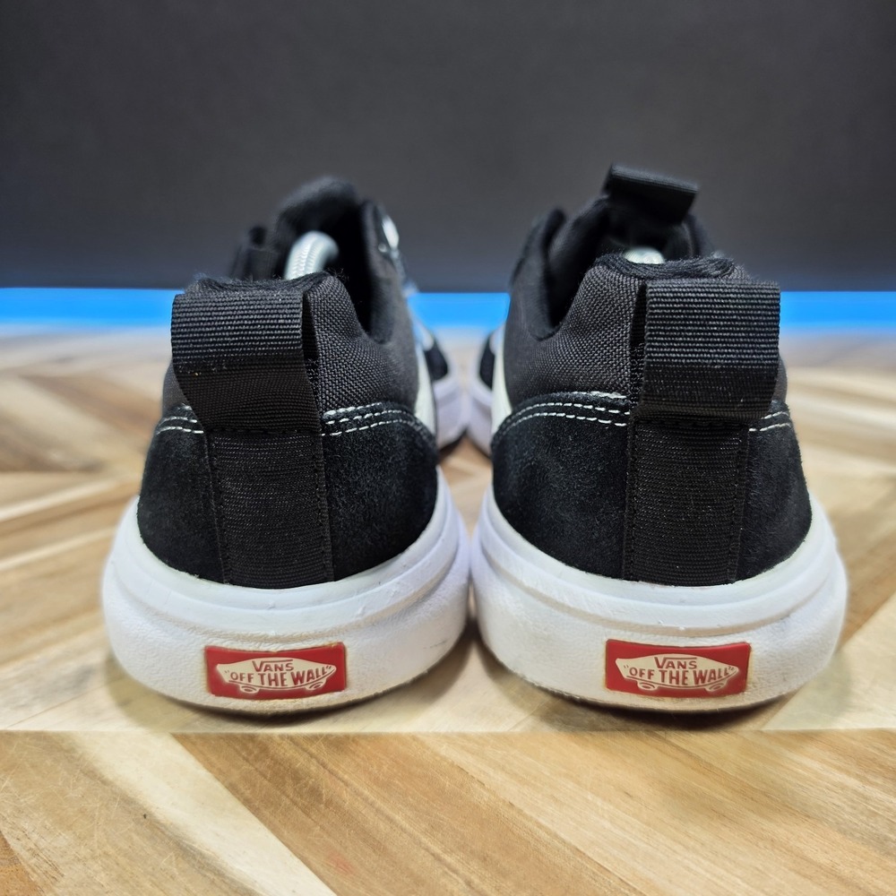 Vans Range EXP Mens Size 11.5 Black White Suede Lace Up Casual Skate Sneakers - Picture 7 of 13